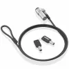 Saugumo kabelis Aisens ASLK-D45K06-BK Juoda 1,5 m