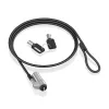 Saugumo kabelis Aisens ASLK-D45K06-BK Juoda 1,5 m
