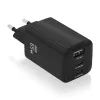 Wall Charger Aisens ASCH-65W3P042-BK Black Multicolour 65 W