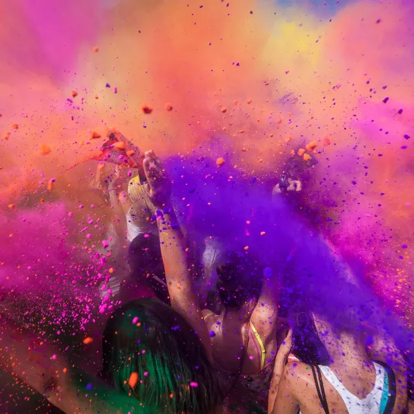 Holi värvipulber - komplekt 6 x 100 g