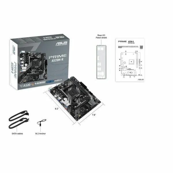 Pagrindinė plokštė Asus 90MB1H60-M0EAY0 AMD A520 AMD AM4