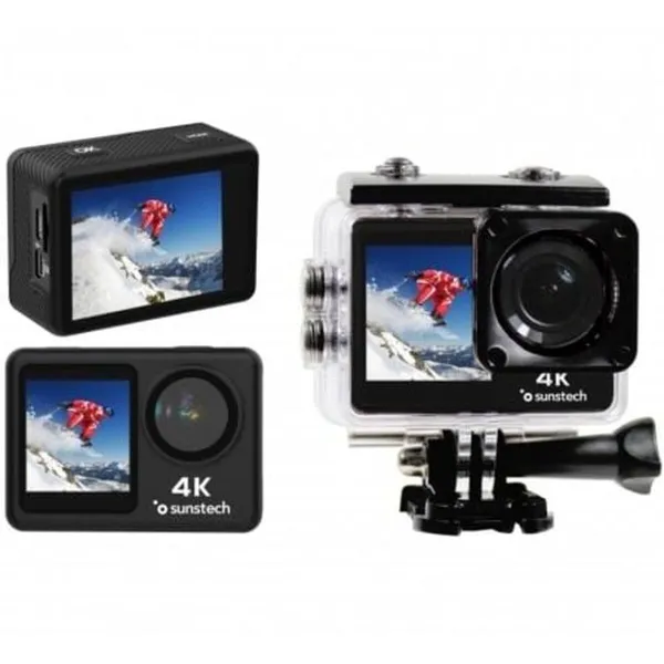 Sports Camera Sunstech ADVENTURE4KBK Black