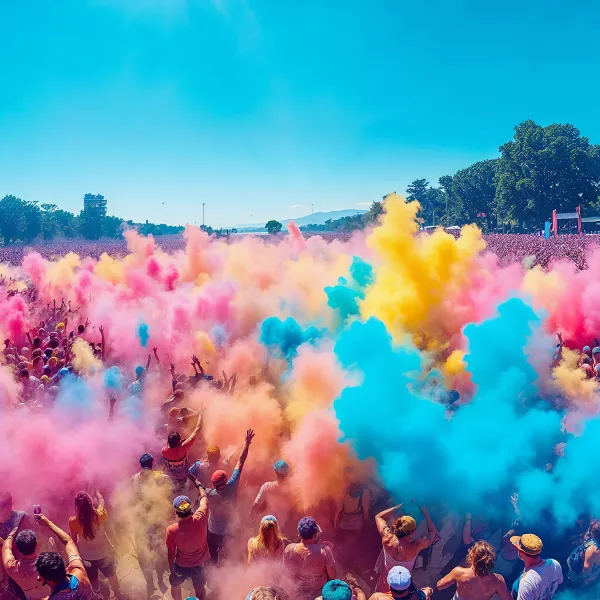 Holi värvipulber - komplekt 6 x 100 g