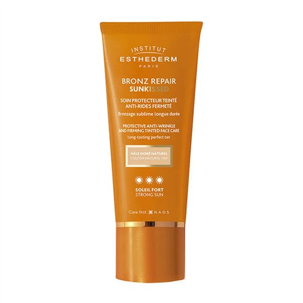 Esthederm Bronz Repair Sunkissed Tinted Anti-Wrinkle Protective Treatment Strong Sun 50ml