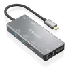 USB šakotuvas Aisens ASUC-9P018-GR Pilka