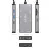 USB šakotuvas Aisens ASUC-9P018-GR Pilka