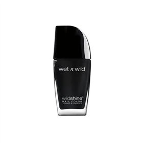 Wet N Wild Wild Shine Nail Color E485D Black Creme 