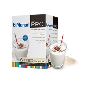 Bimanán Pro 6 White Chocolate-Flavoured Milkshakes 150g