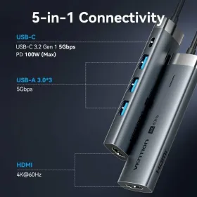 USB Centrmezgls Vention TGMHB