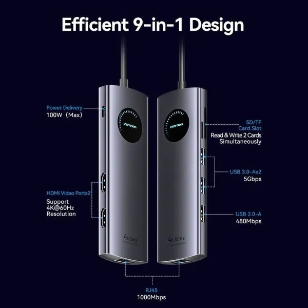 USB-C Hub Vention TQVHB