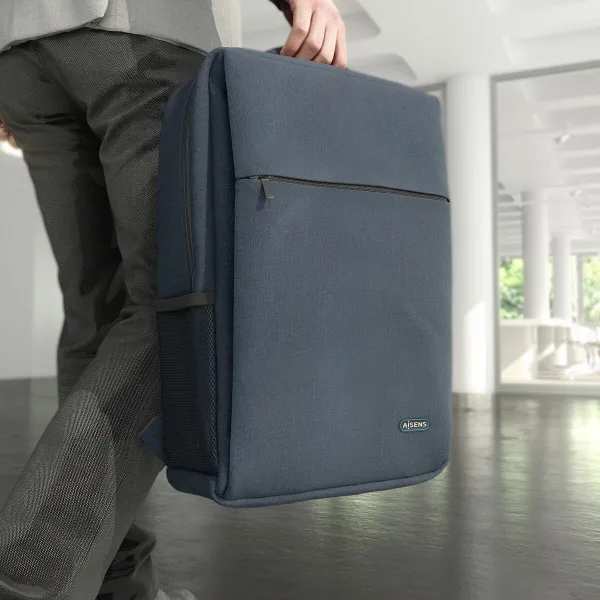 Laptop Backpack Aisens Grey