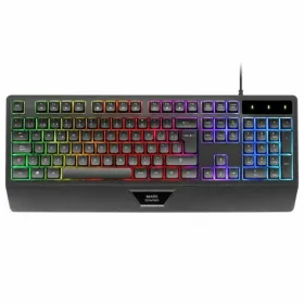 Žaidimų pelė Mars Gaming MK124ES Juoda Ispaniška Qwerty