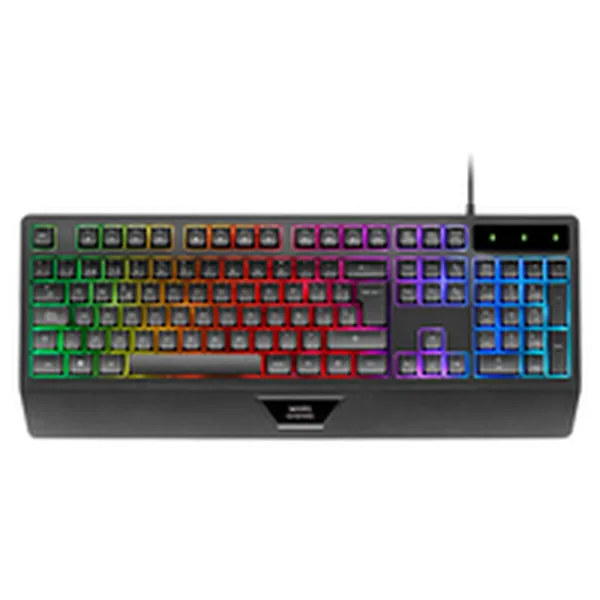 Žaidimų pelė Mars Gaming MK124ES Juoda Ispaniška Qwerty