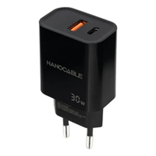 Wall Charger NANOCABLE 10.10.2012 Black 30 W