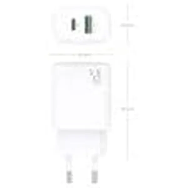 Sieninis įkroviklis Aisens A110-0909 Balta 20 W