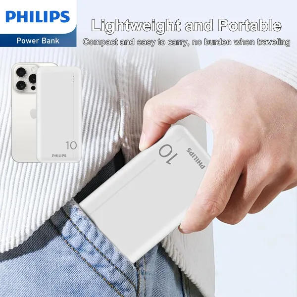 Powerbank Philips DLP1810NW/62 Valkoinen 10000 mAh