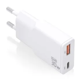 Wall Charger Aisens ASCH-30W2P046-W White 30 W