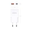 Wall Charger Aisens ASCH-30W2P046-W White 30 W