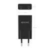 Wall Charger Aisens ASCH-30W2P049-BK Black 30 W