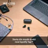 Bluetooth-наушники Sony WFC510W.CE7 Белый