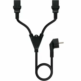 Кабель питания NANOCABLE CEE7-M a 2xC13-H 3 m Чёрный 3 m