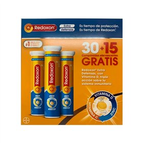 Redoxon Extra Defenses 30+15 Effervescent Tablets
