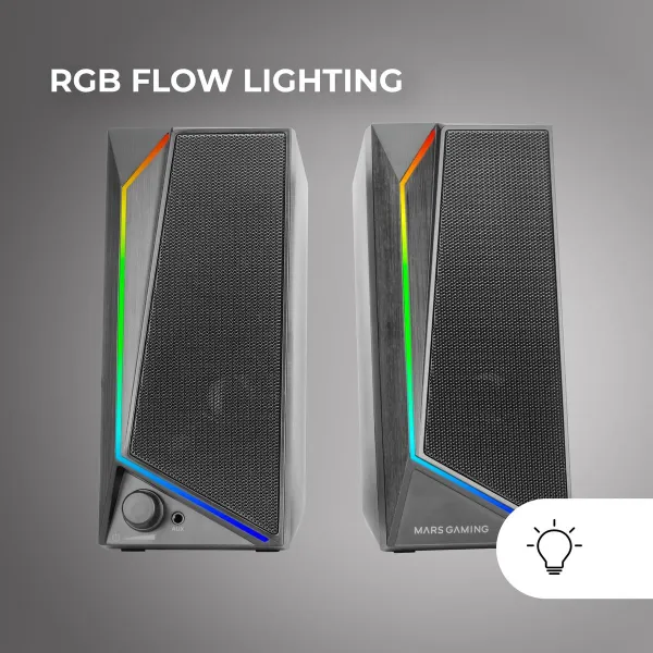 Динамики для ПК Mars Gaming MS72 Чёрный 15 W 4 W