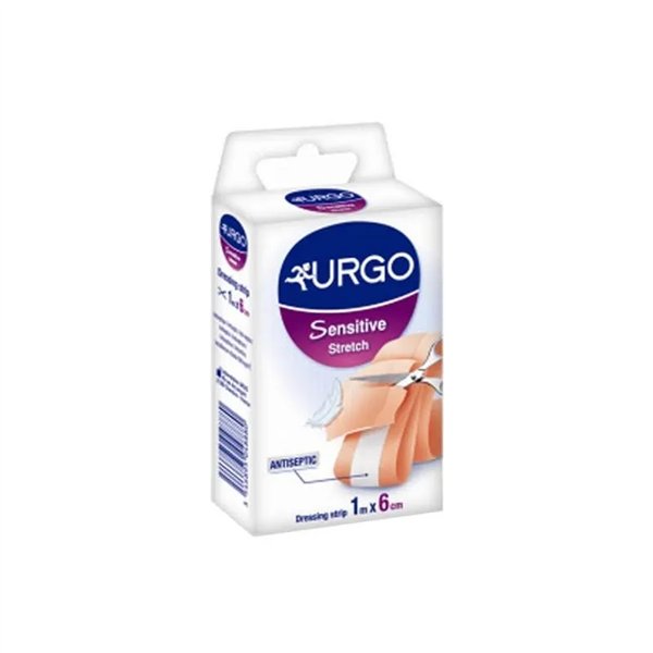 Urgo Sensitive Stretch Band 1 M X 6 Cm