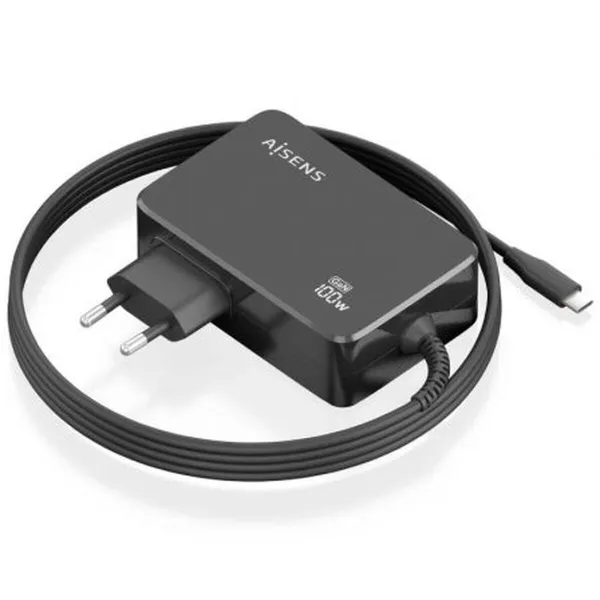 Kannettavan laturi Aisens ASCH-1PD100WL50-BK 1,8 m