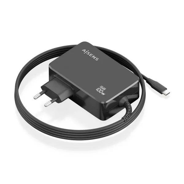 Kannettavan laturi Aisens ASCH-1PD100WL50-BK 1,8 m
