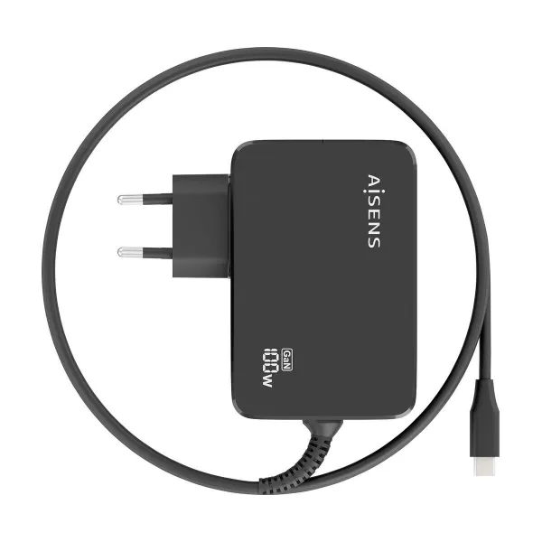 Kannettavan laturi Aisens ASCH-1PD100WL50-BK 1,8 m