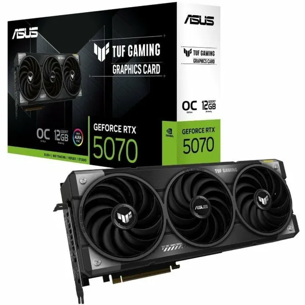 Grafikas Karte Asus TUF RTX 5070 O12G GAMING nvidia geforce rtx 5070 12 GB GDDR6 GDDR6X GDDR7