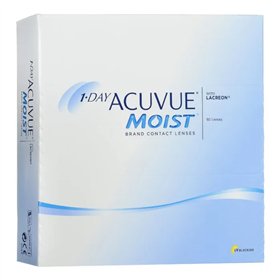 Acuvue Moist Contact Lenses 1 Day Replacement -5.00 BC/8.5 90 Units