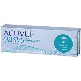Acuvue Oasys Hydraluxe Contact Lenses 1 Day Replacement -5.75 BC/8.5 30 Units
