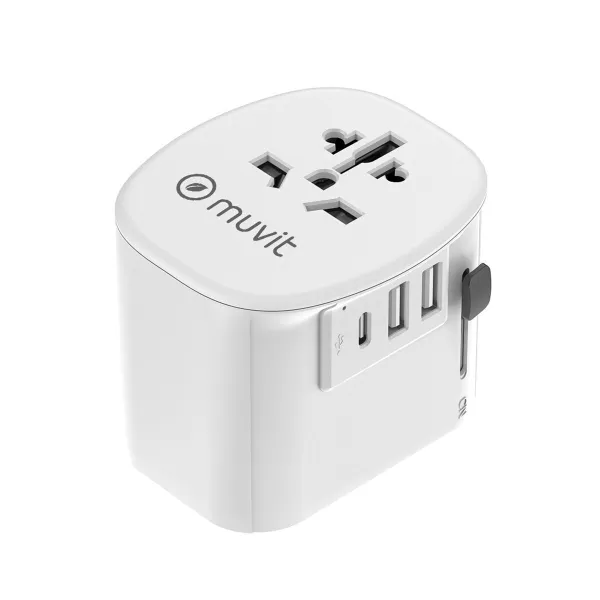 Universal Travel Power Adapter Muvit MCADP0006 White 150 W 15 w
