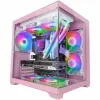 Micro ATX/ITX Midtower Korpus Mars Gaming MCVIEW2P Roosa