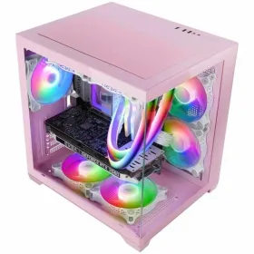 Micro ATX/ITX Midtower Korpus Mars Gaming MCVIEW2P Roosa