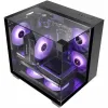ATX semi-tornikotelo Mars Gaming MCVISIONM Musta
