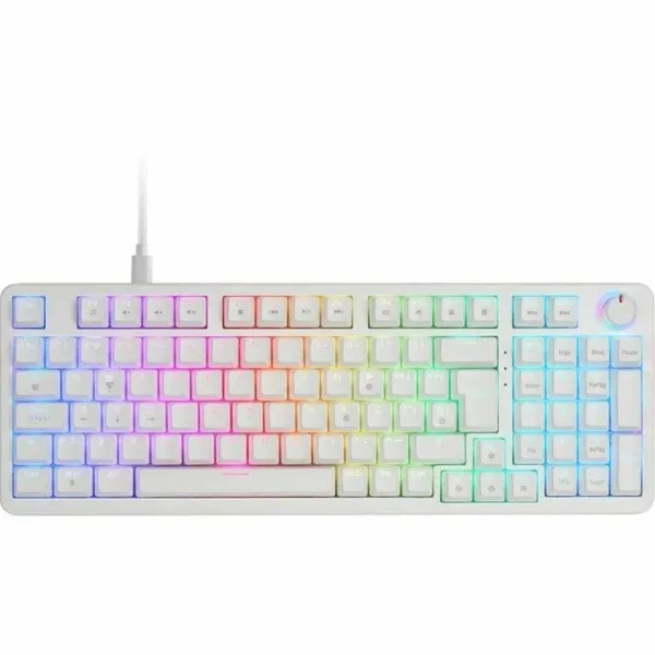 Gaming Keyboard Mars Gaming MKPROWBES White Spanish Qwerty