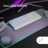 Gaming Keyboard Mars Gaming MKPROWBES White Spanish Qwerty