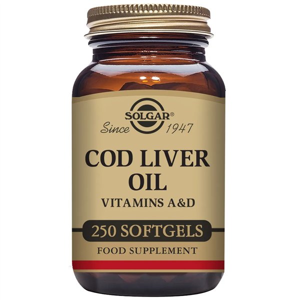 Solgar Cod Liver Oil 250 Capsules