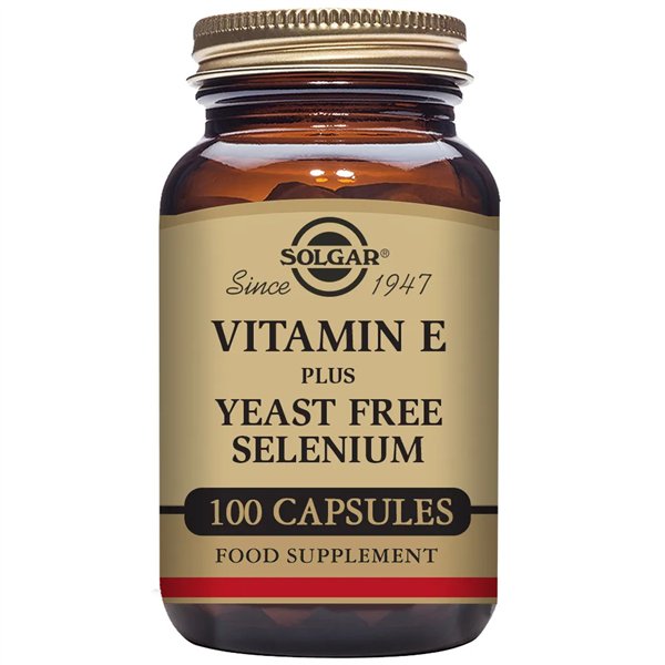 Solgar Vitamin E With Selenium 100 Capsules
