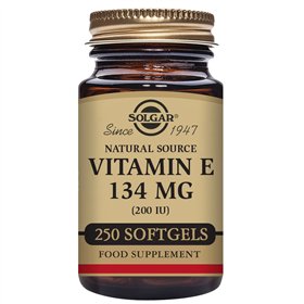 Solgar Vitamin E 134mg 200 IU 250 Softgels