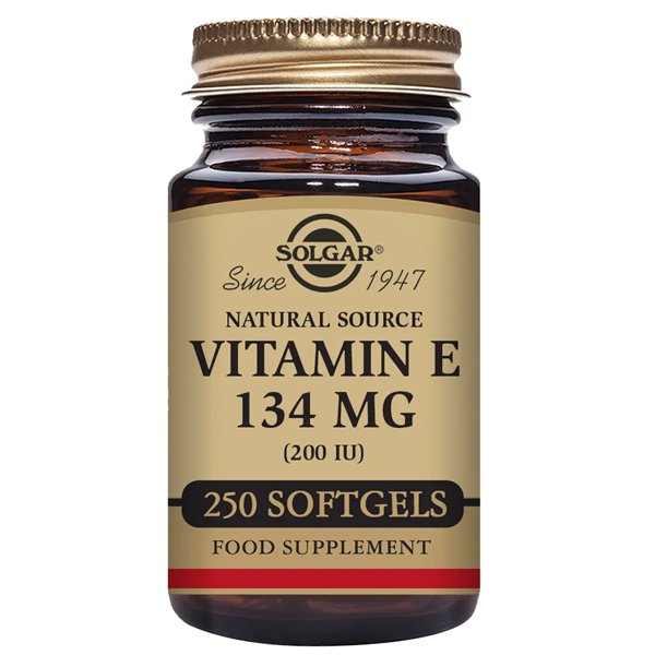 Solgar Vitamin E 134mg 200 IU 250 Softgels