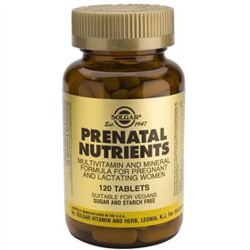 Solgar Prenatal Nutrients 120 Tablets
