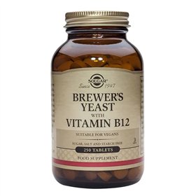 Solgar Brewer's Yeast Vitamin B12 250 Tablets