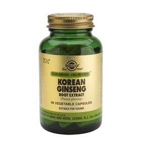 Solgar Spf Korean Ginseng Root 60 Capsules