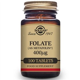 Solgar Folate 400cmg 100 Tablets