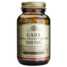 Solgar Gaba 500mg 50 Capsules