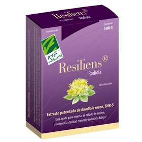 100%natura Resiliens Rhodiola 40 Cap